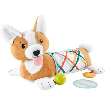 Fisher-Price 3-in-1 Puppy Tummy Time Wedge with Sensory Accessories