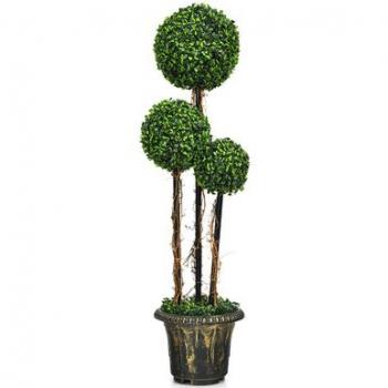 Artificial Topiary Triple Ball Tree