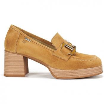 Mocasines de mujer en piel con adorno - D9232-CA