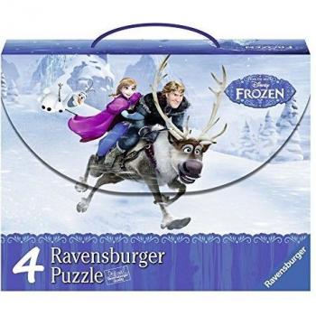 Frozen Maleta con 4 Puzzles