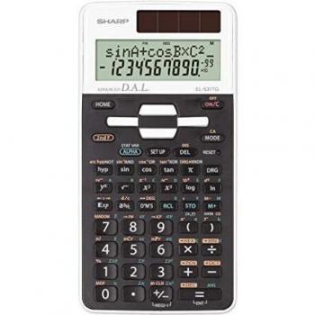 Calculadora Científica Avanzada Sharp EL-506TS - 10 Dígitos, Solar y Batería, Pantalla de 2 Líneas