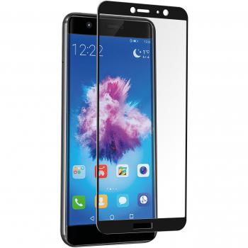 Muvit MUTPG0354 - Protector de Pantalla Tempered Glass 0,33 mm con Marco Negro para Huawei P Smart