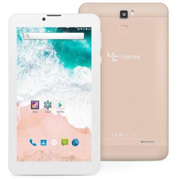 YUNTAB Tableta Android de 7 pulgadas E706,1GB+8GB,Quad Core, Resolución 1024x600,con 2 ranuras para tarjetas SIM, teléfono desbloqueado 3G, Bluetooth 4.0,Wi-Fi