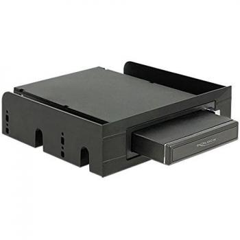 Bastidor Móvil 3.5/5.25 para Discos Duros y SSD SATA de 2.5 - DeLock Negro