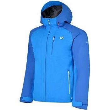 Dare2B Ascension-Chaqueta De Tejido Elástico Impermeable, Transpirable Jackets Waterproof Shell, Hombre, Atheltic Blue/Olympian Blue, L
