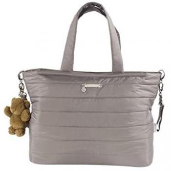Pasito A Pasito  - Bolsa canastlla , color gris