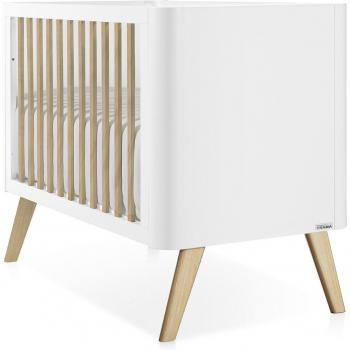 Cuna Trama Round Blanco Mate Tola (120x60 cm)