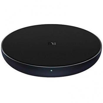 Xiaomi - Cargador MI Wireless, Estándar Inalámbrico Qi, Carga Inalámbrica Rápida Hasta 10 W, Compatibilidad Inteligente, Cuerpo Metálico, Negro