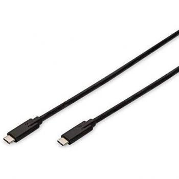 Cable USB-C 3.2 Gen 2 de 1m, con conectores USB-C en ambos extremos, compatible con USB 3.1 y velocidades de transferencia de datos óptimas