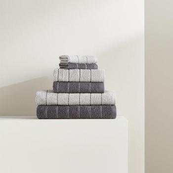 Juego de 6 toallas de algodón 450 gr/m2 Nora Basics El Corte Inglés