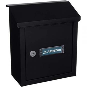 ARREGUI V4094 Buzón Recogecartas de Acero Para Puertas o Verjas en el Interior, Boca Recogecartas de 23x4 cm, Tamaño S