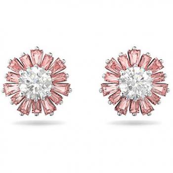Swarovski Pink Sunshine Earrings - Type: Earrings, Characteristics: Female, Color: Pink, Material: Rhodium Plated, Size: ONE SIZE