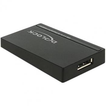 DeLOCK 62581 Adaptador de Cable Micro USB 3.0 B Displayport Negro