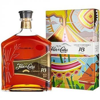 Flor de Cana Centenario Legacy Edition I - Ron en caja de regalo, 1000 ml