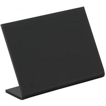 Pizarra Negra Vertical L A8 - Set de 5 Pizarras Portátiles para Escuela y Oficina - Duraderas y de Calidad Superior
