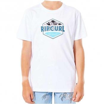 Camiseta de Manga Corta Infantil Rip Curl Filler Tee B Blanco