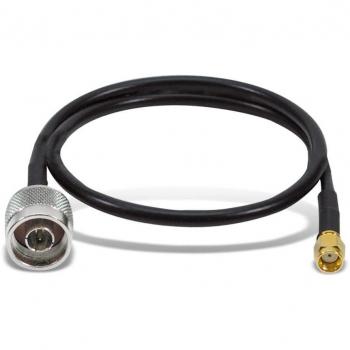 Cable Antena LogiLink 0,5m RP-SMA a N Macho 50Ω