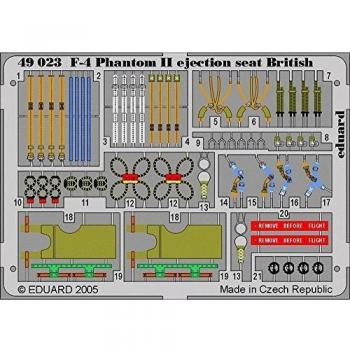 Eduard Accessories 49023 Model Building Accessories F-4 Phantom II Ejection seat British for Hasegawa/Revell kit