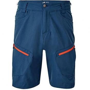 Dare2b Tuned In II-Pantalón Corto De Senderismo, Tejido Elástico, Repelente Al Agua Y con Varios Bolsillos Shorts, Hombre, Majolica Blue, 30