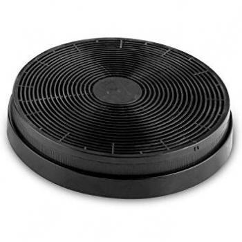 Filtro de Carbón Activo Klarstein para Campanas Extractoras - Set de 2 Filtros, Diámetro 18 cm, Uso en Circulación de Aire