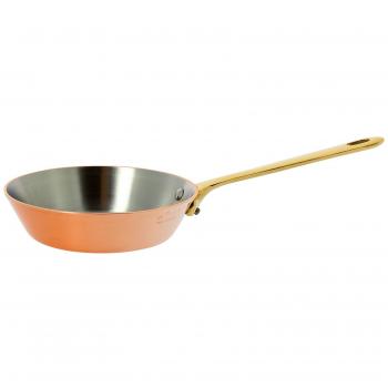 Sartén Cónica de Cobre, Acero Inoxidable y Latón - Ø 13 cm