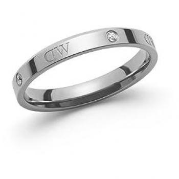 Anillo de Mujer Daniel Wellington Classic Lumine 68 Plata