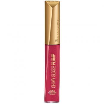 Rimmel Oh My Gloss Plump Lip Gloss - 501 Raspberry Sundae, Ultra-Luminous Finish, Hydrating Oils