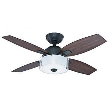 Ventilador de Techo Hunter Central Park 107 cm con Luz y Acero Envejecido
