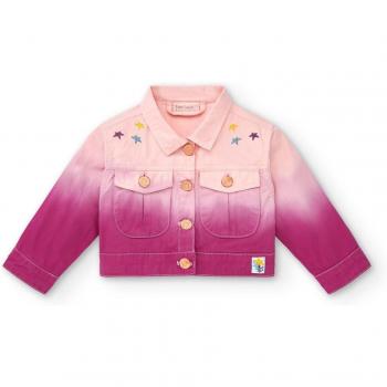 Cazadora de bebé niña denim efecto degradado con detalles bordados Tuc Tuc Ocean Wonders