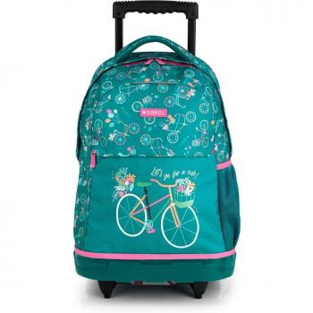 Mochila con ruedas Gabol FIORI con bicicletas e impermeable