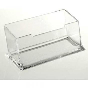 TOOGOO (R) Soporte Caja de Escritorio para Tarjeta de Visita, Plastico Acrilico Transparente