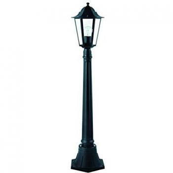 Farol 1m orlando negro e27 1x60w Luxform