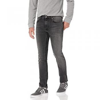 Nudie Jeans Men's Lean Dean Slim Fit Black Denim Pants