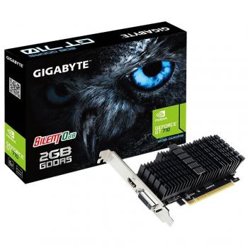 Gigabyte GeForce GT 710 Silent 2GB GDDR5 Graphics Card GV-N710D5SL-2GL , Black