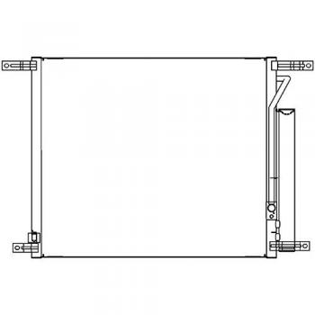 BEHR HELLA SERVICE 8FC 351 318-681  Condensador, aire acondicionado