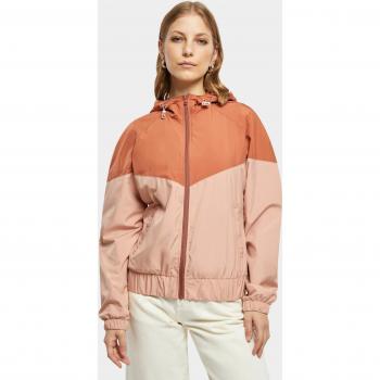 Urban Classics Ladies Arrow Windbreaker Beige - Lightweight Waterproof Jacket for Women