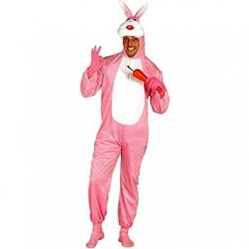 Disfraz de Conejo Rosa para Adulto - Talla L (52-54) - Disfraz Calentito y Divertido
