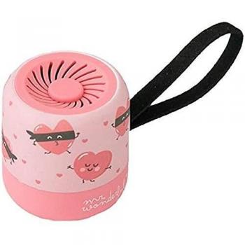 Mr Wonderful Altavoz Bluetooth Wondee Corazones, Soundcore Mini, Super Altavoz portátil con 4 Horas de reproducción