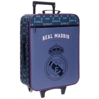 Real Madrid 5649151 Basic Equipaje Infantil, 52 cm, 26 Litros, Multicolor