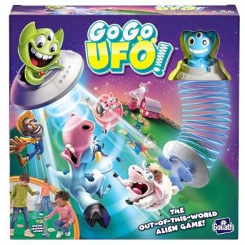 Juego de Mesa Go Go UFO - Juego Interactivo para Niños a Partir de 6 Años - Atrapa Animales con Platillo Volador - 2 a 6 Jugadores - Duración de 10 Minutos