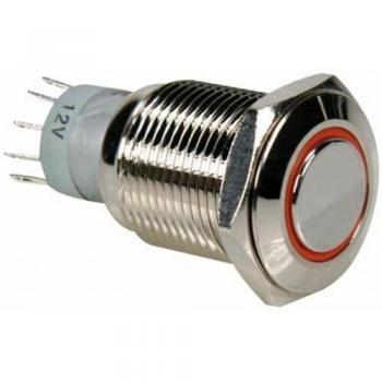 Vs Electronic 300613 R1600O, 0.5 A, 230 V, SPDT Push Button, Naranja