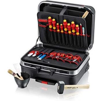 Knipex 00 21 06 HL S Maleta de Herramientas Big Basic Move Electro, Multi-colour