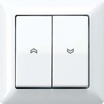 Tecla para interruptor pulsador persiana blanco marfil JUNG 0712133676
