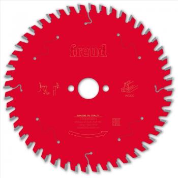 Hoja de sierra circular para madera Ø160 mm - AL 20 mm - 48 dientes - E 2,2/1,6 mm - FREUD F03FS09680