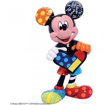 Figura Mini Disney Mickey Mouse con Corazón - Colección Britto de Enesco