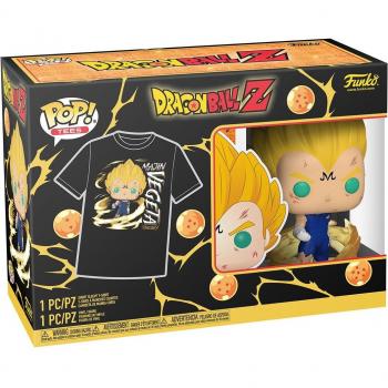 Camiseta Pop & Tee Majin Vegeta Dragon Ball Funko