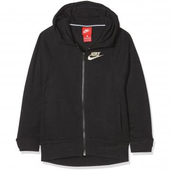 Nike G NSW Mdrn FZ Sudadera, Niñas, Negro, S