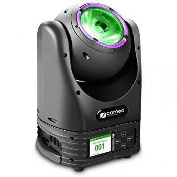 Cabeza Móvil LED Cameo MOVO BEAM 100 con Giro Sin Fin y Corona de LED
