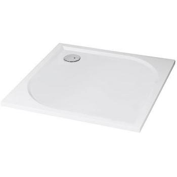 Plato de ducha Ondee Hestia - Antideslizante - Resina - Blanco - Extra-plano - 90x90cm