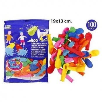 Paquete de 100 Globos de Agua para Niños en Colores Variados, Ideal para Juegos de Bomba de Agua y Diversión en el Jardín